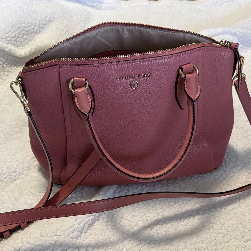 Michael Kors Rose Satchel Bag - Picture 1 of 3
